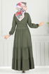 Dress 1124BG354-MS Khaki - Thumbnail