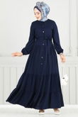 B.G.S. - Dress 1124BG354-MS Navy Blue