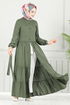 Dress 1124BGS895-M Khaki - Thumbnail