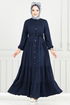 Dress 1124BGS895-M Navy Blue - Thumbnail
