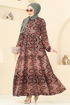 Dress 1137BG354-MS Brown - Thumbnail
