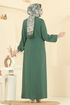 الفستان أخضر عشبي 1164ERK1158-MS - Thumbnail