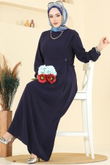 E.R.K. - Dress 1164ERK1158-MS Navy Blue