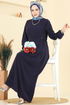Dress 1164ERK1158-MS Navy Blue - Thumbnail
