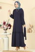 Dress 1165ERK1158-MS Navy Blue - Thumbnail