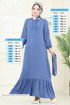 Dress 1259BM387-MS Indigo - Thumbnail