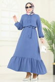 B.M.R. - Dress 1259BM387-MS Indigo