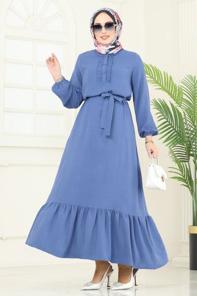 B.M.R. - Dress 1259BM387-MS Indigo