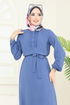 Dress 1259BM387-MS Indigo - Thumbnail