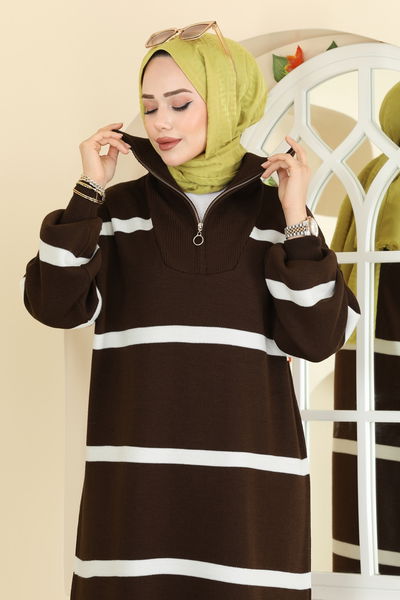 T.P.K. - الفستان بني 1298TPK1167-MS - 416751