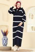 Dress 1298TPK1167-MS Navy Blue - Thumbnail