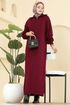 Dress 1299TPK1167-MS Burgundy - Thumbnail