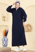 Dress 1299TPK1167-MS Navy Blue - Thumbnail