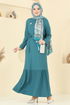 Dress 1510UZ662-MS Petroleum - Thumbnail