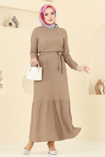 U.Z. - الفستان بيج 1510UZ662-MS