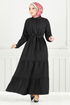 Dress 16162BSK984-M Black - Thumbnail