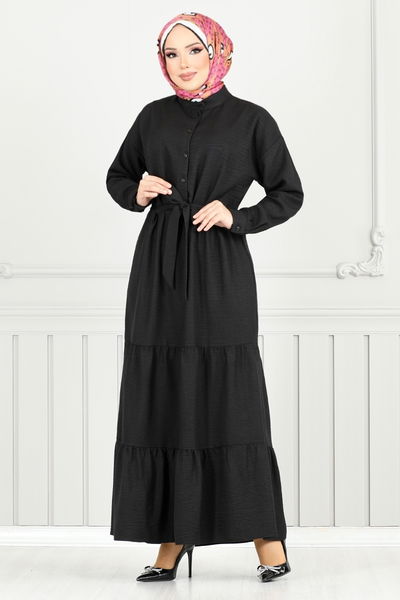 MRV B.İ.S.S.K. - الفستان أسود 16162BSK984-M