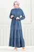 Dress 16162BSK984-M Indigo - Thumbnail
