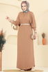 Dress 2000ERK1158-MS Biscuit - Thumbnail
