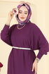 Dress 2000ERK1158-MS Damson - Thumbnail