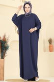 E.R.K. - Dress 2000ERK1158-MS Navy Blue
