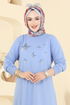 Dress 201OZN1046-MS Blue - Thumbnail