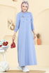 الفستان أزرق 201OZN1046-MS - Thumbnail
