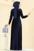 Dress 2047MEY846-MS Navy Blue - Thumbnail