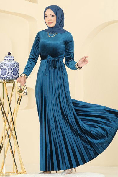 M.E.Y. - Dress 2047MEY846-MS Petroleum