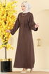 الفستان بني 21182MPR1163-MS - Thumbnail