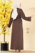 الفستان بني 21182MPR1163-MS - Thumbnail
