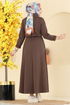 Dress 21201MPR1163-MS Brown - Thumbnail