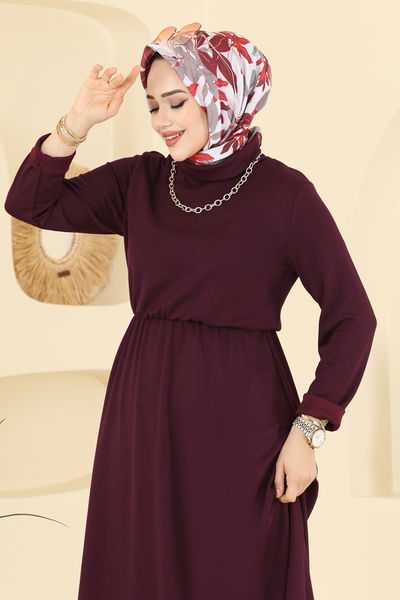 M.P.R. - Dress 21201MPR1163-MS Burgundy - 412242