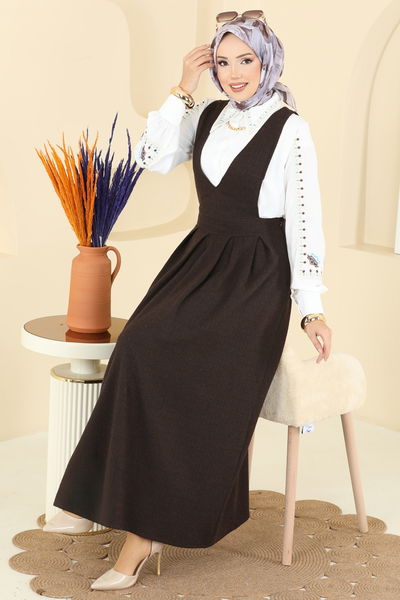 U.K.B.K. - DRESS 22021UKBK1160-MS Brown - 414695