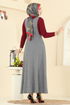 DRESS 22021UKBK1160-MS Gray - Thumbnail
