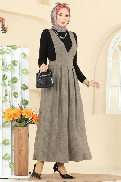 U.K.B.K. - فستان بلا اكمام بيج 22021UKBK1160-MS - 414711