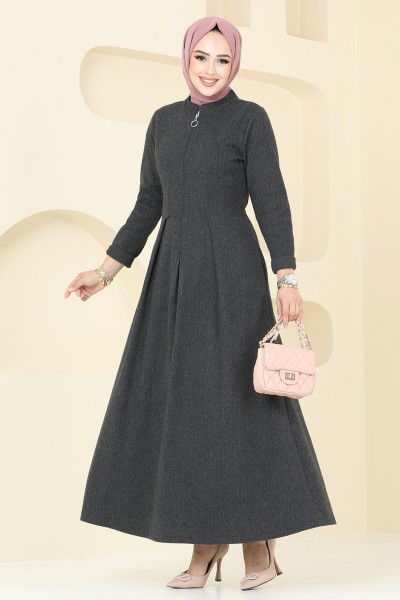 U.K.B. - Dress 22026UKB139-MS Anthracite