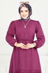 Dress 23011UKB929-M Damson - Thumbnail