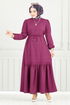 Dress 23011UKB929-M Damson - Thumbnail