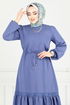 Dress 23011UKB929-M Indigo - Thumbnail