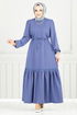 Dress 23011UKB929-M Indigo - Thumbnail