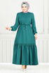 Dress 23011UKB929-M Light Petroleum - Thumbnail
