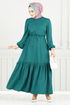 Dress 23011UKB929-M Light Petroleum - Thumbnail