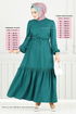 Dress 23011UKB929-M Light Petroleum - Thumbnail