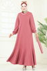 الفستان وردي 23028UKB139-MS - Thumbnail