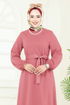 الفستان وردي 23028UKB139-MS - Thumbnail