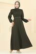 Dress 23030UKB139-MS Khaki - Thumbnail