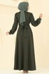 الفستان اخضر عفني 23030UKB139-MS - Thumbnail