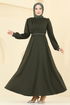 الفستان اخضر عفني 23030UKB139-MS - Thumbnail