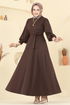 Dress 23031UKB139-MS Brown - Thumbnail